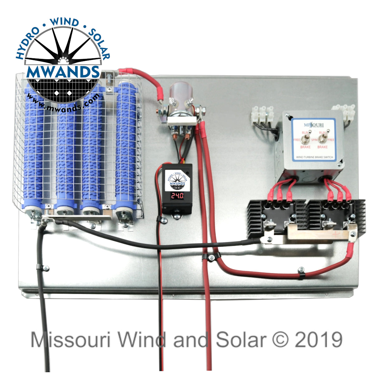 Dual Freedom II Wind & Solar Digital All in One Charge Controller with LED Meter