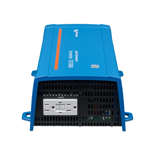 Victron Energy PIN242122510 blue pure sine wave inverter with GFCI outlet
