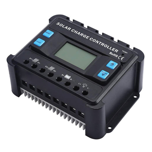 30 Amp PWM Solar Charge Controller With LCD Display