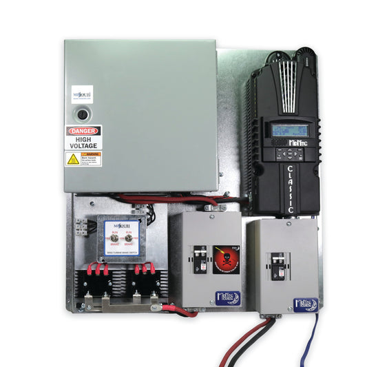 Pre-wired MidNite Solar Classic 250 MPPT All-In-One Charge Controller Board with VRD for Wind