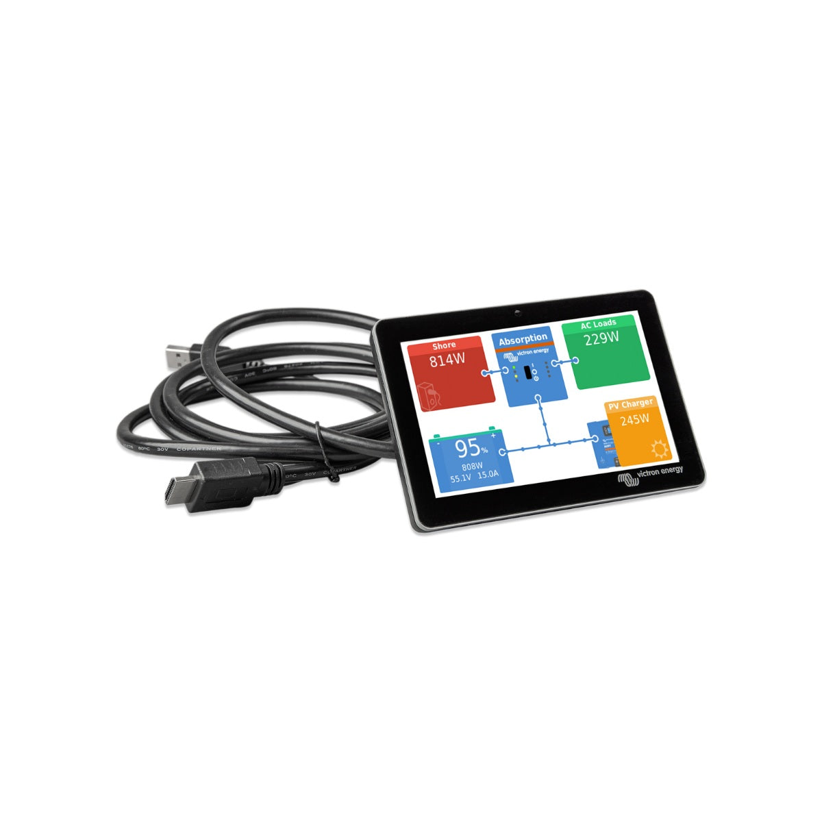 Victron Energy GX Touch 50 – Missouri Wind and Solar