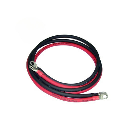 Inverter Cables with Professional Quality Terminal Ends #1 (Pair)