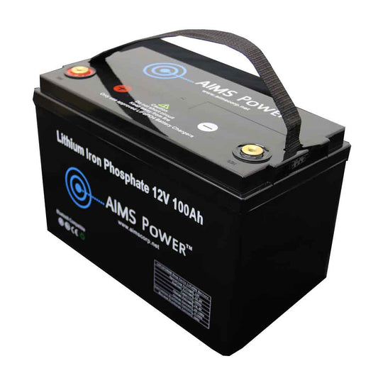 LiFePO4 12 Volt 100 Amp Lithium Battery with Bluetooth Monitoring