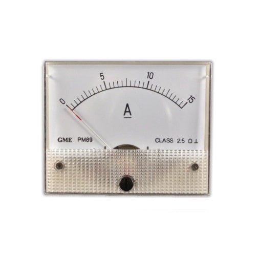15 Amp Analog Style DC Meter