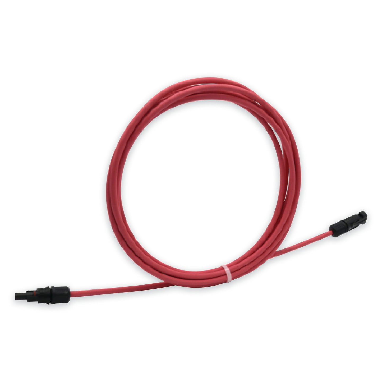 6 Foot #10 AWG Solar Panel PV Extension Cable with MC4 Connectors | Black and Red
