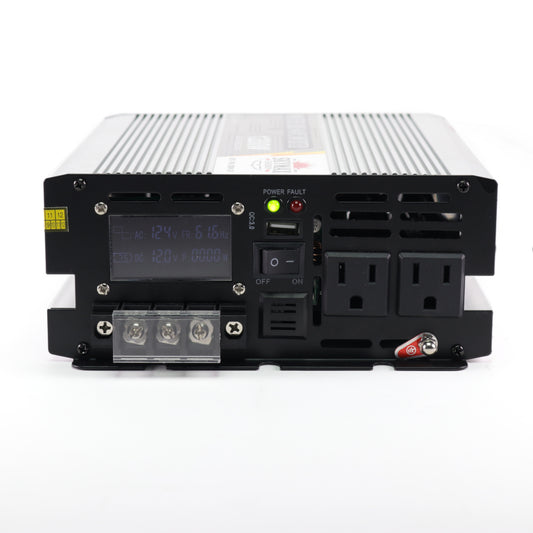 SkyMax Thunderbolt 12 Volt 1200 Watt Modified Sine Wave Inverter (Outlet and Hard Wire Terminal)