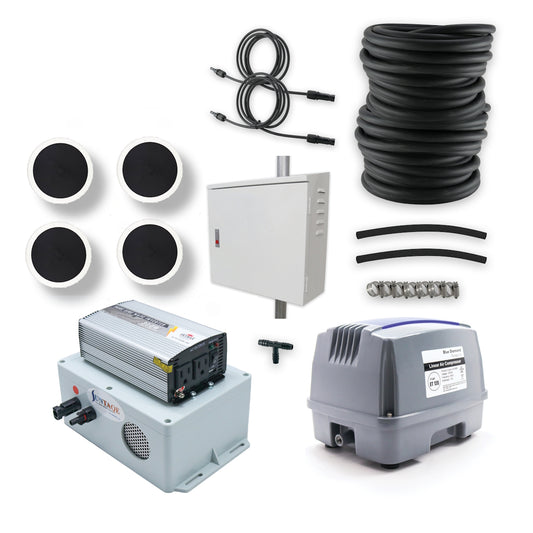 120L Pond Aeration Kit With Suntaqe Inverter Charger
