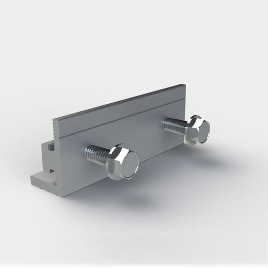 UniRac SolarMount 303019M Bonding Splice Bar with Hardware