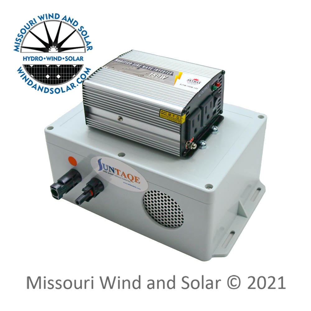 Suntaqe 150 Watt 12 Volt Solar to 120 Volt AC Power without Batteries