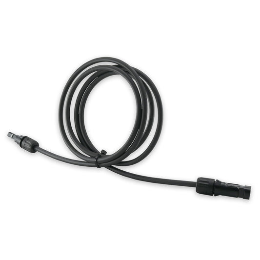 100 Foot #10 AWG Solar Panel PV Extension Cable with MC4 Connectors | Black and Red