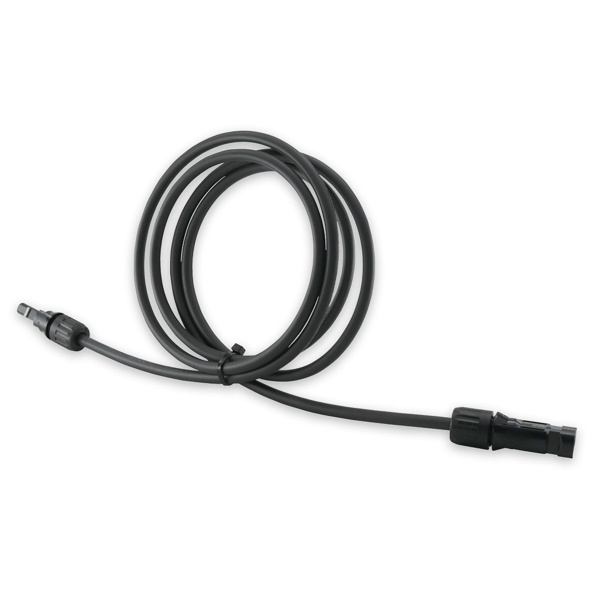 6 Foot #10 AWG Solar Panel PV Extension Cable with MC4 Connectors | Black and Red