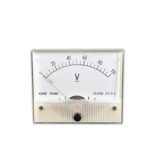 100 Volt Analog Style DC Meter