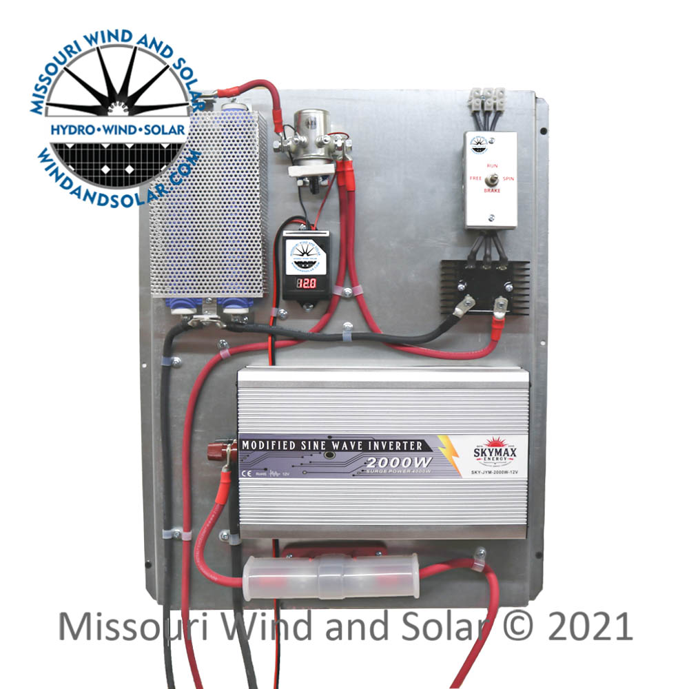Hybrid All In One Digital Charge Controller Board with DC to AC Inverter