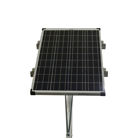 Single 100 Watt Solar Panel Top Of Pole Mounting Rack
