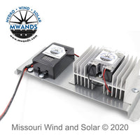 100 Amp Solid State Charge Controller with Digital LED Volt Meter for Solar Panels