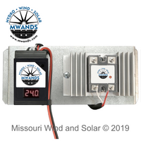 100 Amp Solid State Charge Controller with Digital LED Volt Meter for Solar Panels