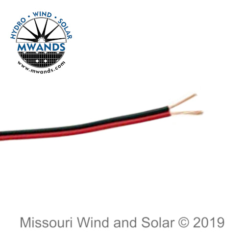 Red and Black Stranded 2 Conductor Power Wire