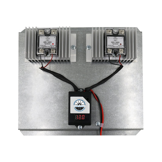 200 Amp Solid State Charge Controller with Digital LED Volt Meter for Wind Turbines and Solar Panels