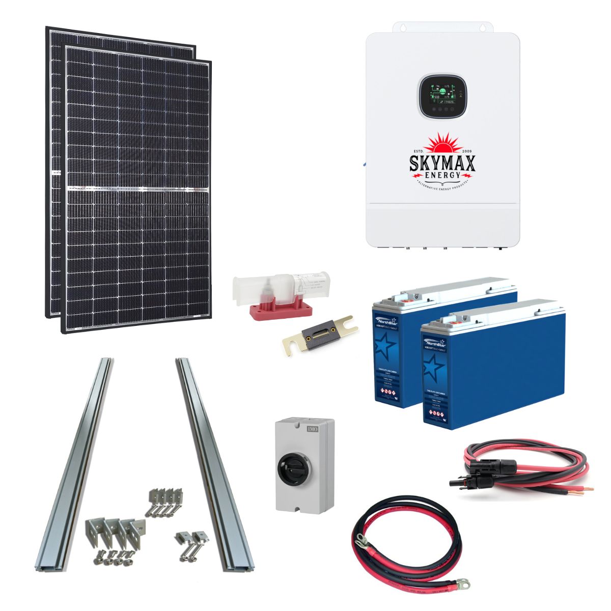 SkyMAX 3000 Watt Solar Kit with NorthStar Battery Back Up (D1843)