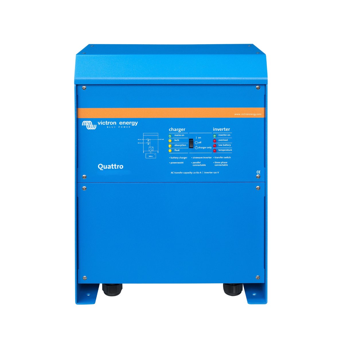 Victron Quattro Inverter/Charger 48/3000/35-50/50 120V VE Bus