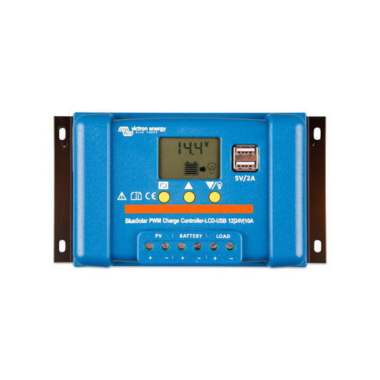 Victron Energy BlueSolar PWM Charge Controller LCD USB 12/24V - 30A