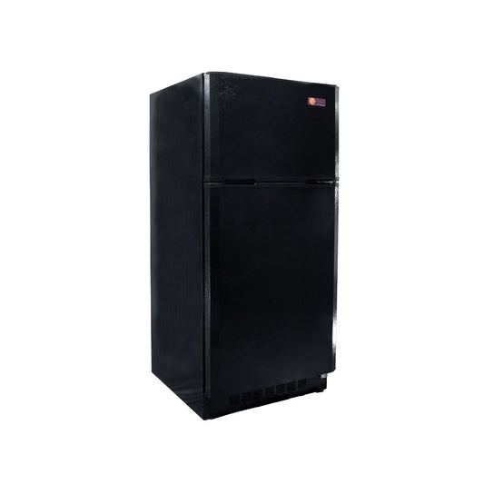 Sunstar Solar AC/DC Powered Refrigerator Freezer 16 cu.ft. Black