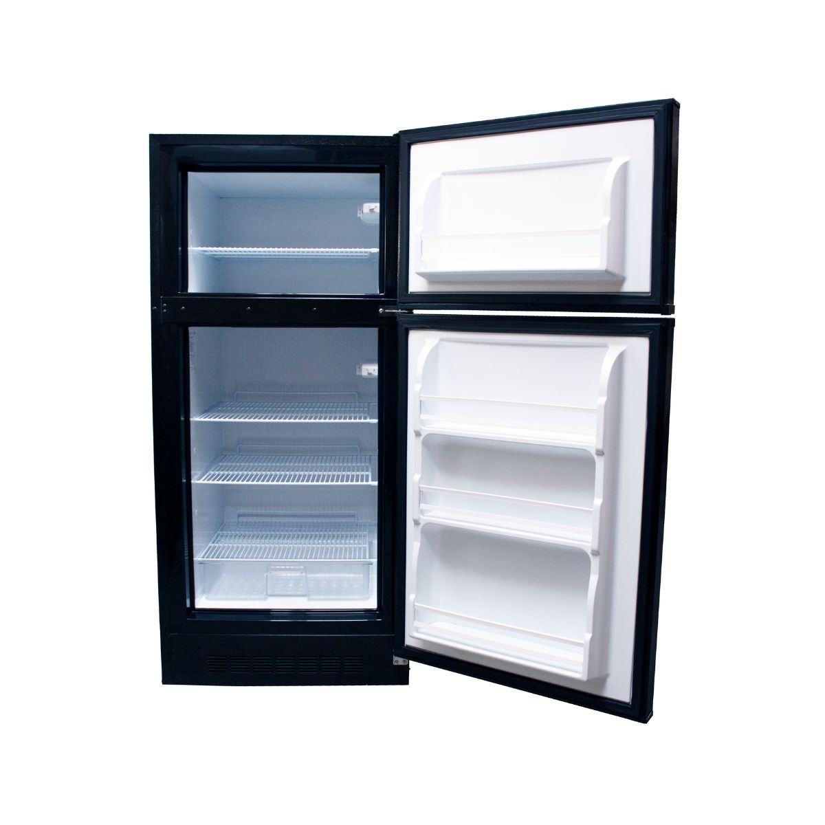 Sunstar Solar AC/DC Powered Refrigerator Freezer 16 cu.ft. Black