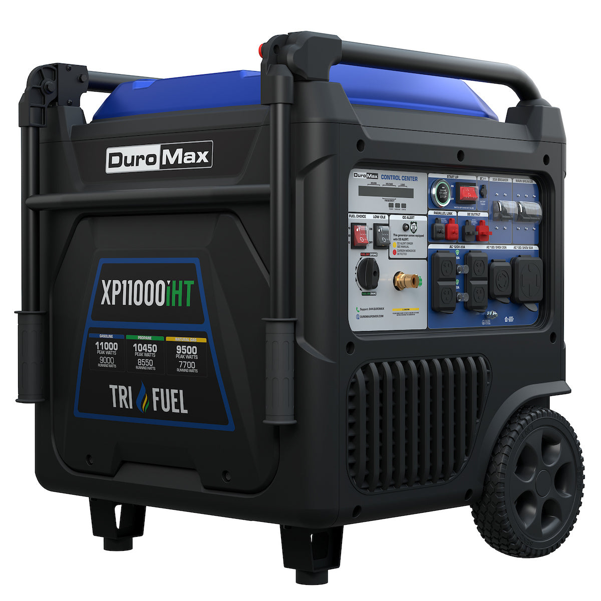 DuroMax 11000 Tri Fuel Watt Portable Pure Sine Inverter Generator