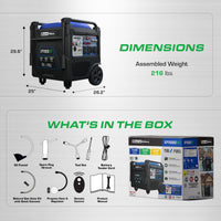 DuroMax 11000 Tri Fuel Watt Portable Pure Sine Inverter Generator