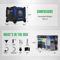 DuroMax 16000 Tri Fuel Watt Portable Pure Sine Inverter Generator