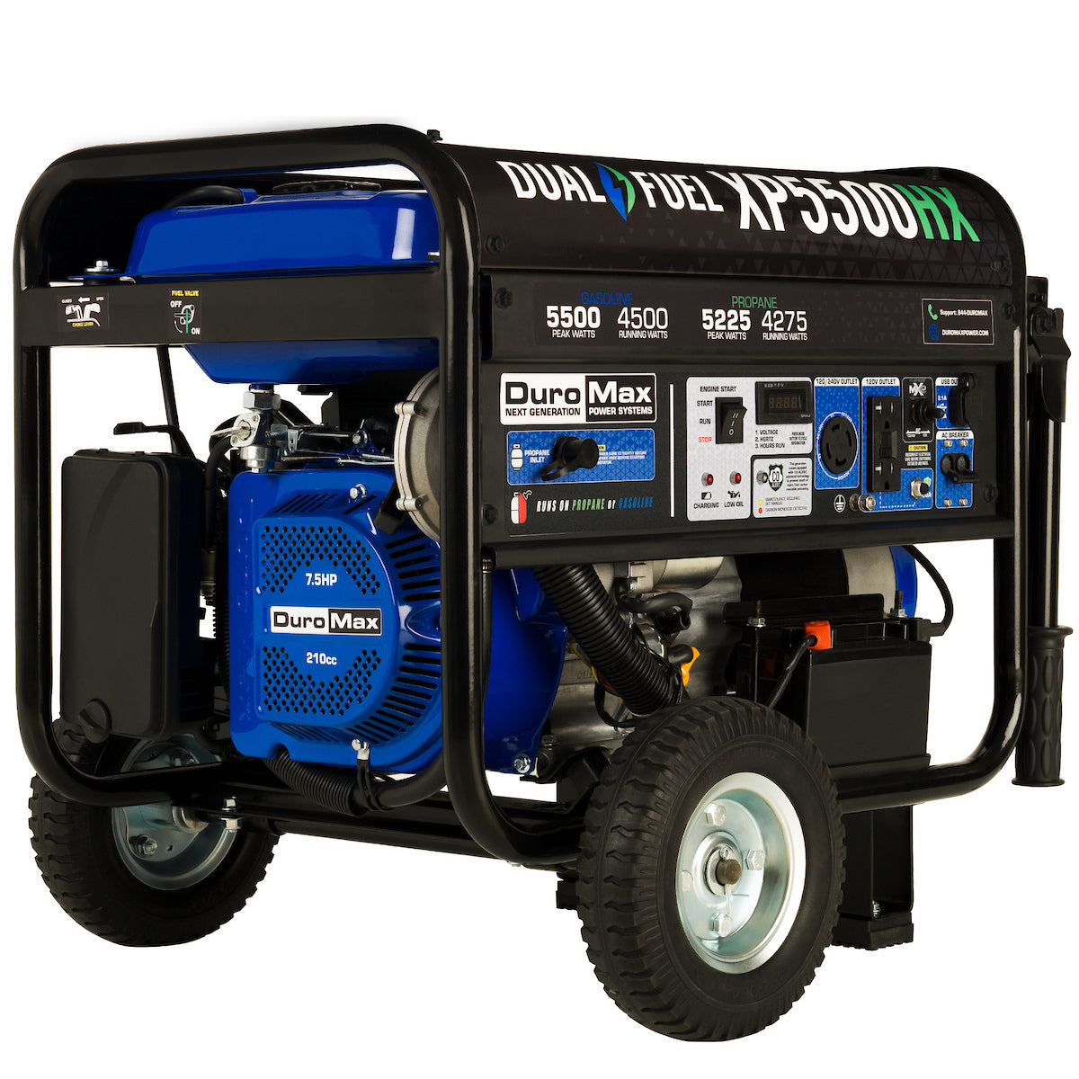 DuroMax 5500 Dual Fuel Watt Portable Generator