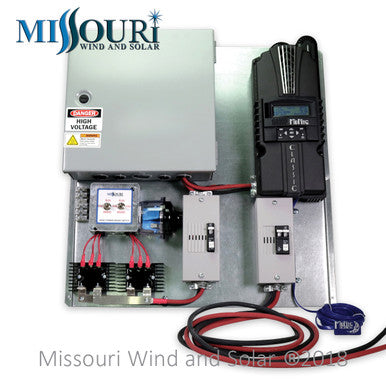 Pre-wired MidNite Solar Classic 150 MPPT All-In-One Charge Controller Board with VRD for Wind