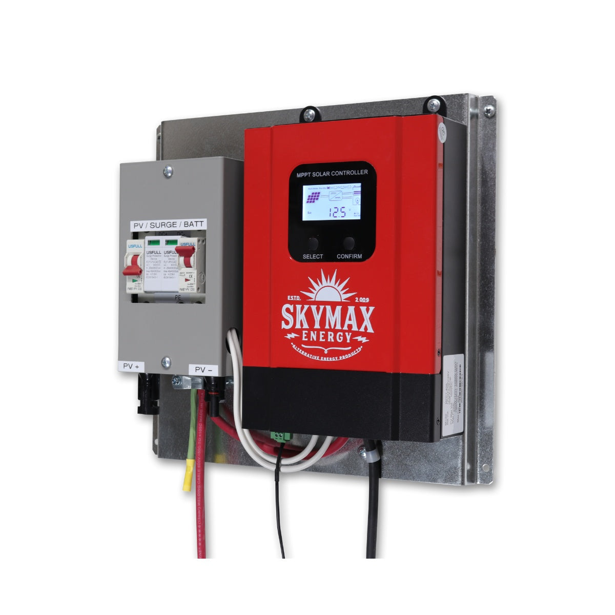SkyMAX MPPT Charge Controller Board with Breakers