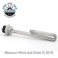 48 Volt 600 Watt Folded DC Submersible Water Heating Element