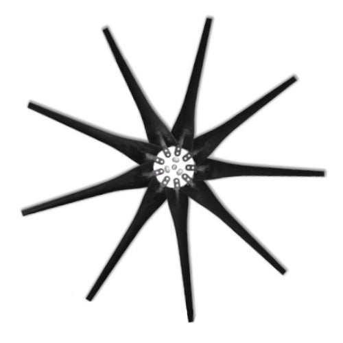 9 Raptor Generation 4 Wind Turbine Generator Blades and Hub