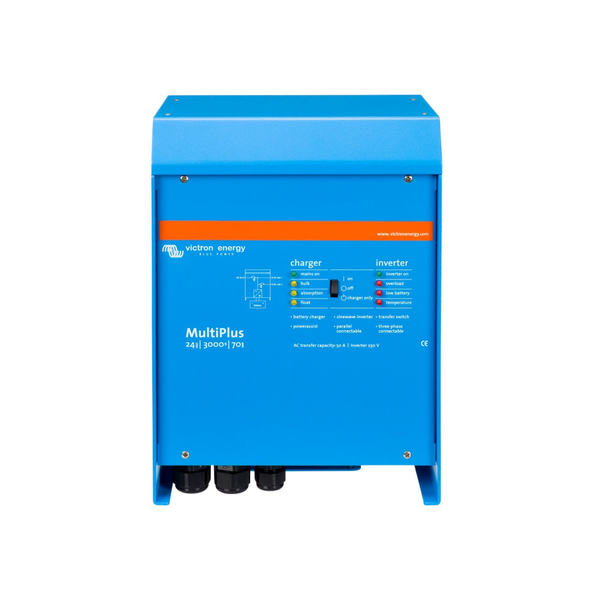 Victron Energy MultiPlus 24/3000/70-50 120V VE.Bus Pure Sine Wave Inverter