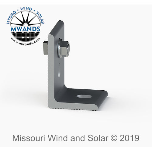 UniRac SolarMount Serrated L-Feet for Solar Panel Mounting