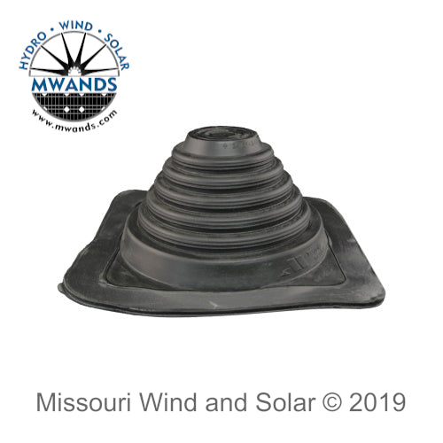 Flexible Wind Turbine Pole Barn Cap