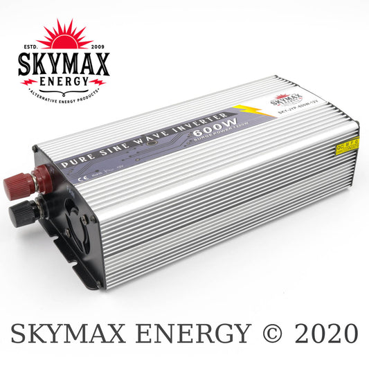 SkyMax Thunderbolt 12 Volt 600 Watt Pure Sine Wave Inverter