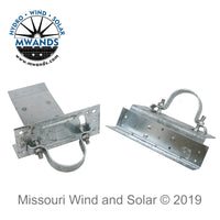 Single Solar Panel Side of Pole Mounting Rack