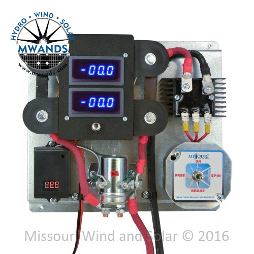 W200 12 Volt Hybrid Dual Amp Meter All In One 440 Wind and Solar Charge Controller