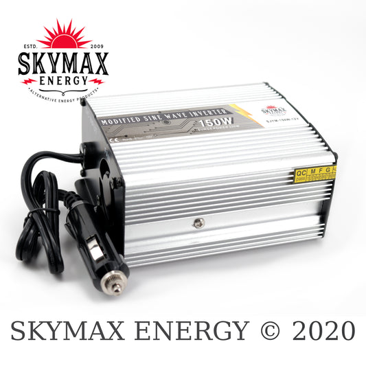 SkyMax Thunderbolt 12 Volt 150 Watt Modified Sine Wave Inverter