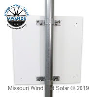 Side of Pole Vented Water Resistant Steel Pond Box