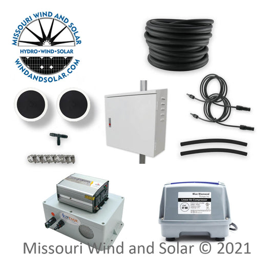 60L Pond Aeration Kit with Suntaqe Inverter Charger