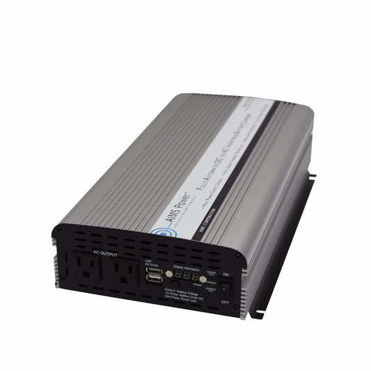 Aims 1500 Watt Power Inverter with Battery Charger and Transfer Switch