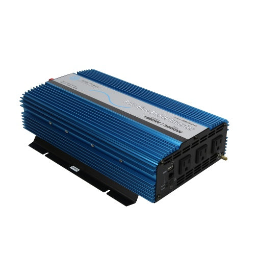 Power Inverter 1500 Watt 12VDC 120VAC Pure Sine Wave