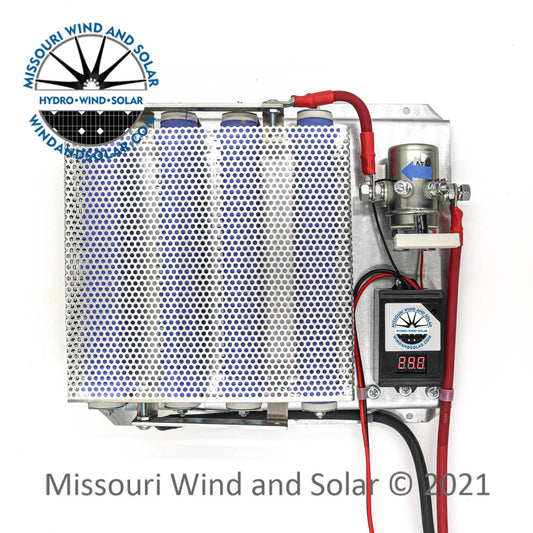 Wind and Solar Charge Controller w/ LED Display & 1200 Watt Dump Load