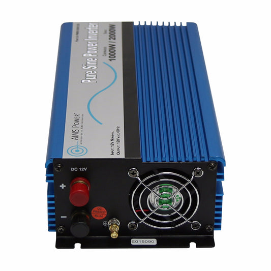 1000 Watt Pure Sine Power Inverter European 12 VDC to 220/230 VAC