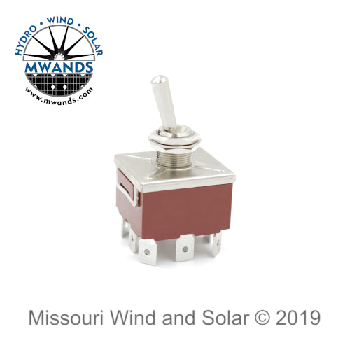 ON-ON 2-Way 3 Pole 9 Pin Toggle Switch