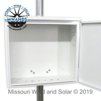 Side of Pole Vented Water Resistant Steel Pond Box